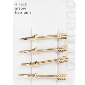 4 pack Arrow Hair pins